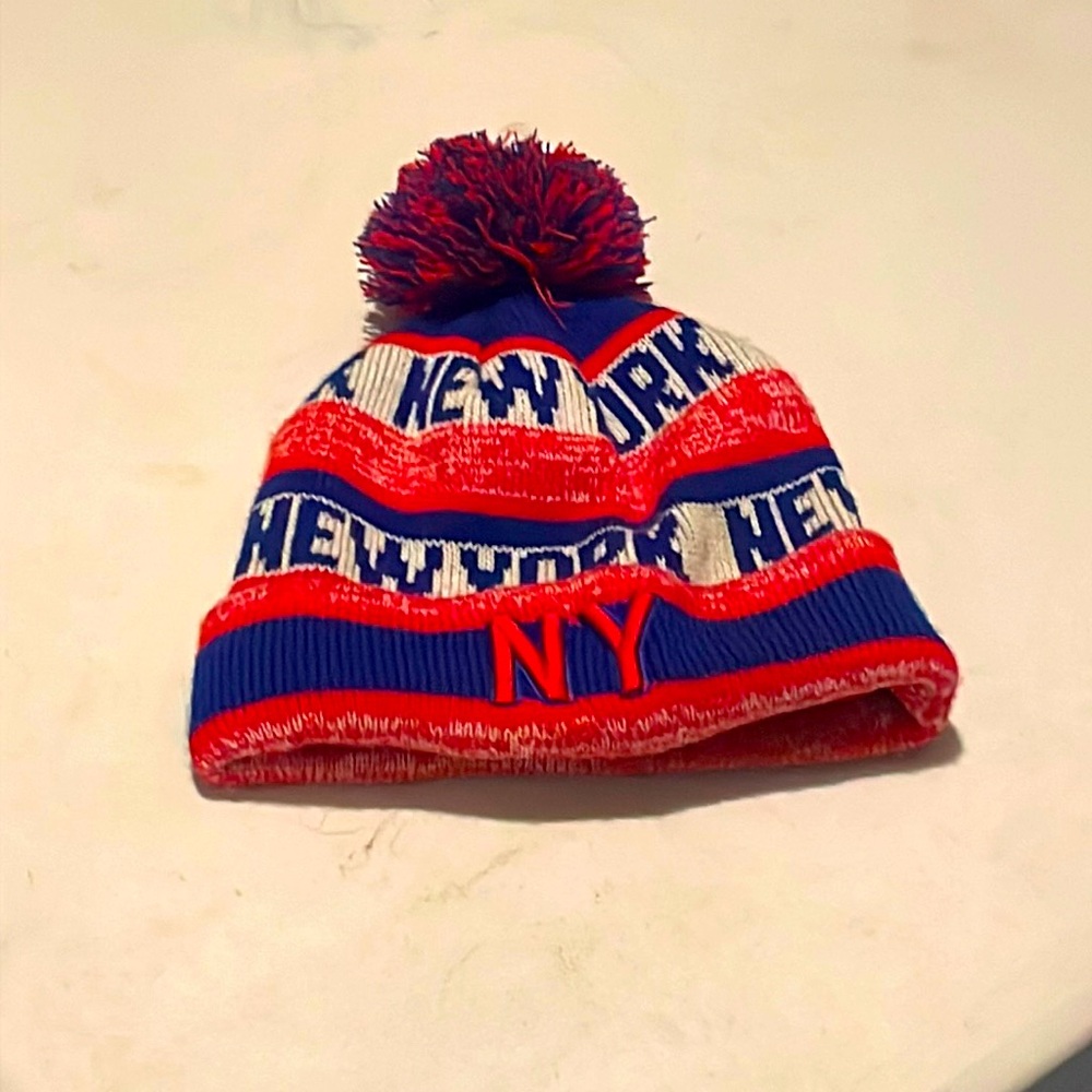 NY beanie hat by seventy seven.